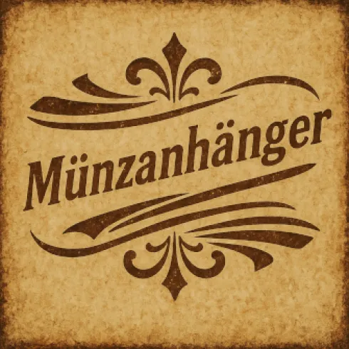 Handgefertigte Münzanhänger