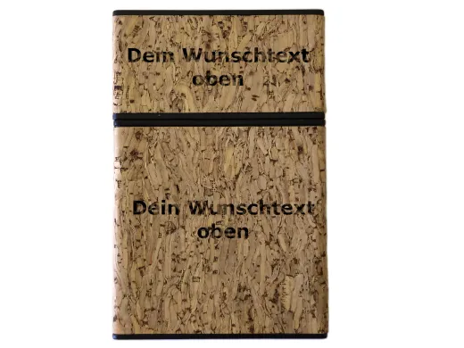 Zigarettenschachtel für 20 Zigaretten Kunststoff mit Kork
