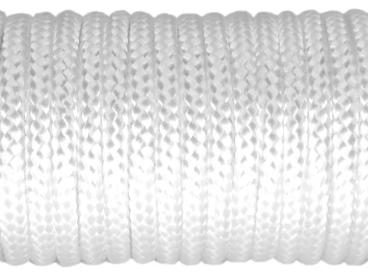 Segeltau Ø 5,0 mm Weiß 0,5 Meter