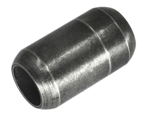 Magnetverschluss Edelstahl für Schnüre Ø 8,0 mm / Silber vintage