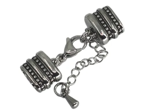 Karabinerverschluss Edelstahl für Schnüre 2 x Ø 5,0 mm