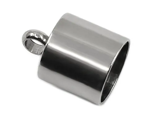 Endkappe mit Öse aus Edelstahl für Schnüre Ø 8,0 mm