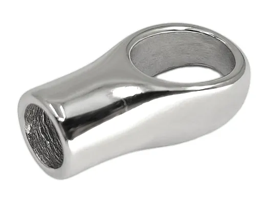 Endkappe mit Öse aus Edelstahl für Schnüre Ø 6,0 mm
