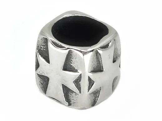 Spacer - Zwischenstück aus Edelstahl für Schnüre Ø 8,0 mm