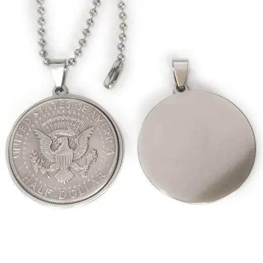 Münzanhänger USA STAASTSIEGEL • 1/2 Dollar Kennedy half