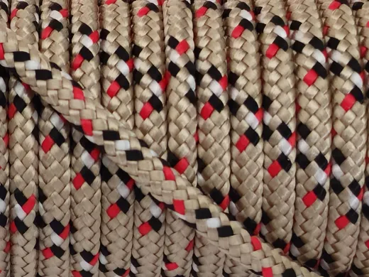 Segeltau Ø 8,0 mm Tartan Beige 0,5 Meter