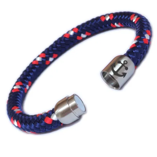 Segeltau Armband Ø 8mm mit Magnetverschluss • Farbauswahl