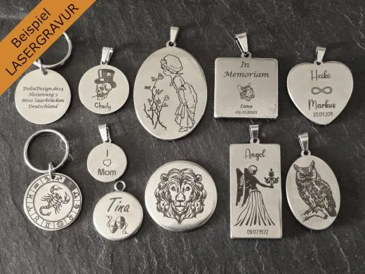 Münzanhänger Deutschland BUNDESADLER • 1 DM