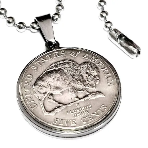 Münzanhänger USA AMERICAN BISON • 5 Cent 2005