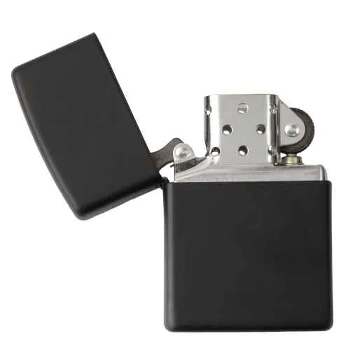 Benzinfeuerzeug personalisierbar • SERIE SKULL 1 • Zippo Schwarz matt