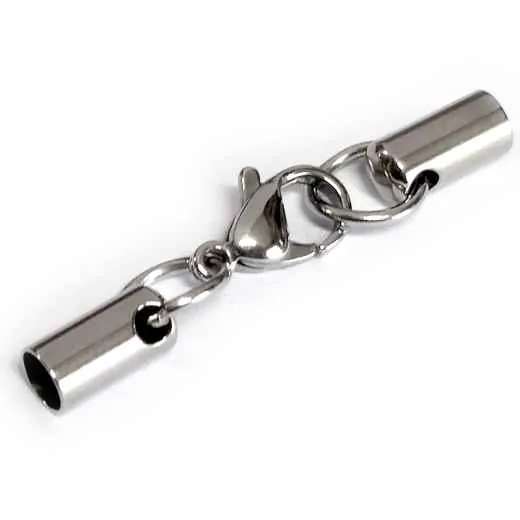 Karabinerverschluss Edelstahl für Schnüre Ø 4,0 mm