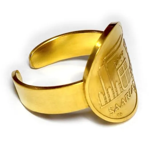 Münze: 10 Franken Saarland Prägejahr: 1954 Material Münze: Aluminiumbronze 24 Karat galvanisch vergoldet