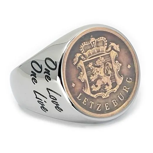 Münze: 25 Centime Luxemburg Prägejahr: 1946-1947 Motiv: Gekrönte Wappen von Luxemburg und Schriftzug LETZEBURG