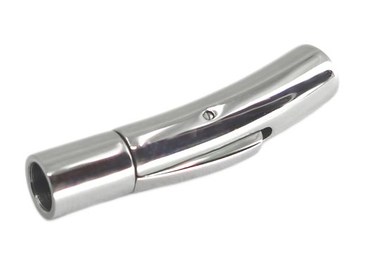 Bajonettverschluss Edelstahl für Schnüre Ø 4,0 mm 23 x 5 mm