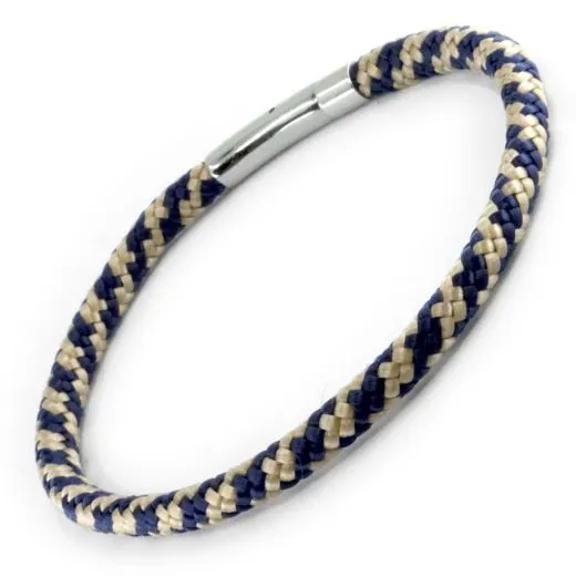 Hochwertiges Segeltau Armband maritim mit Edelstahl Bajonettverschluss