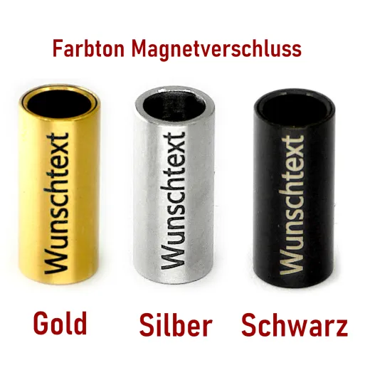 Segeltau-Armband 2 x Ø 6 mm mit Edelstahl-Magnetverschluss » Personalisierbar, Farbauswahl Segeltau & Verschluss – Ansicht 3