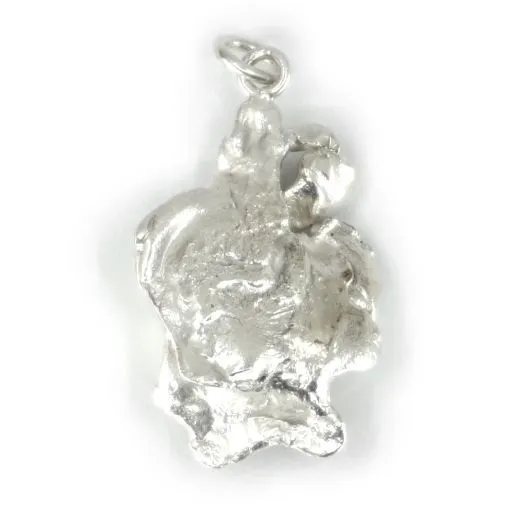 Silber Nugget Anhänger Silber 900 • 11g