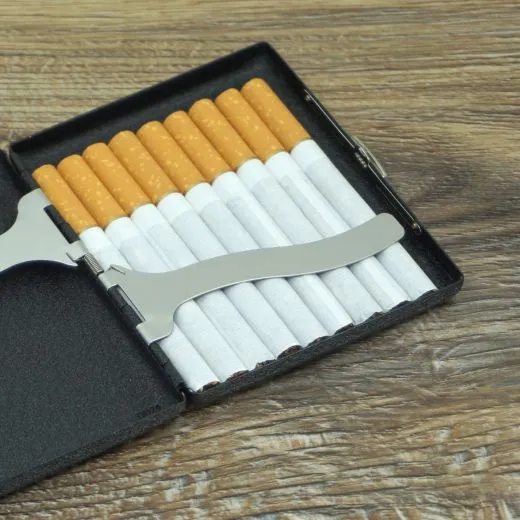 Graviertes Metall Zigarettenetui Geschenkidee