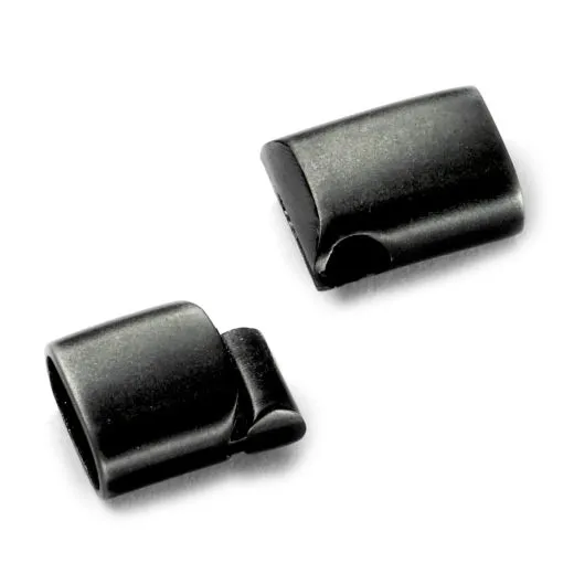 Magnetverschluss Edelstahl für Schnüre 2 x Ø 4,0 mm • Vintage