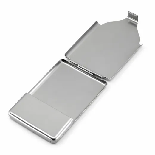 Zigarettenetui mit Gravur für 8 Zigaretten Motiv ADLER Farbe silber gebürstet • Personalisierbar