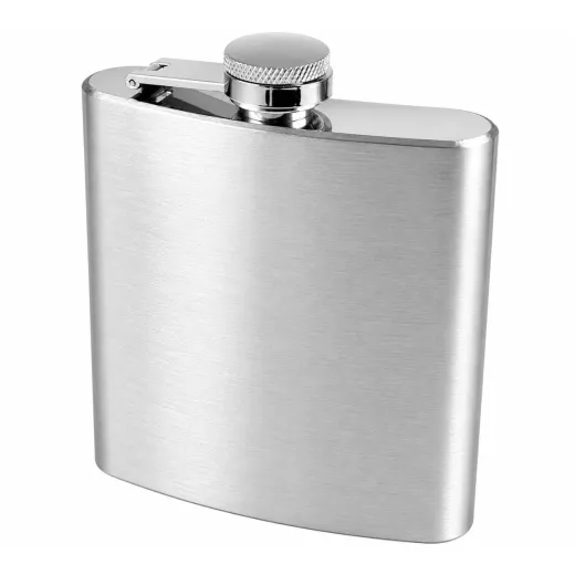 Flachmann Edelstahl gebürstet 180ml Motivauswahl inklusive Geschenkbeutel • Personalisierbar