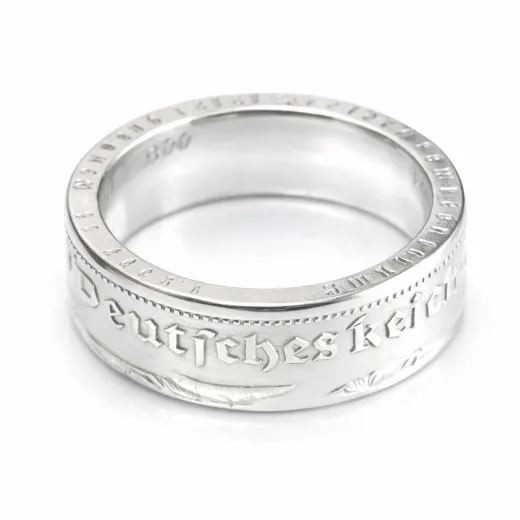 Münzring Deutsches Reich 5 Reichsmark Hindenburg 1935-36 Silber 900er Größe 52 bis 72 • Finish Silber