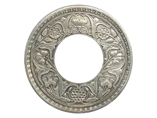 Münzring Indien One Rupee Silber 917er Größe 54 bis 68