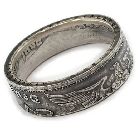 Münzring Deutsches Reich 2 Reichsmark Silber Adler 1936-39 Silber 625er Größe 52 bis 62