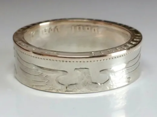 Münzring 2 Reichsmark Silber Adler 1936-39 Silber 625er Größe 52 bis 62