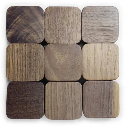 Edles Ringetui aus Holz für 1 oder 2 Ringe – mit Klappdeckel, Magnetverschluss und weißer Einlage