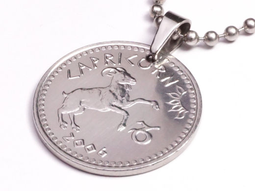 Anhänger Sternzeichen Steinbock Münze 10 Schilling Somaliland Ø 25 mm