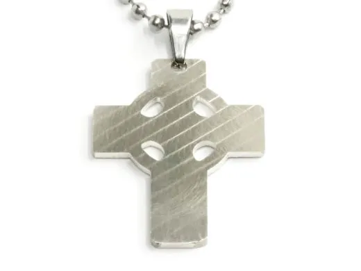 Anhänger 5 DM Silberadler KREUZ mit Kugelkette