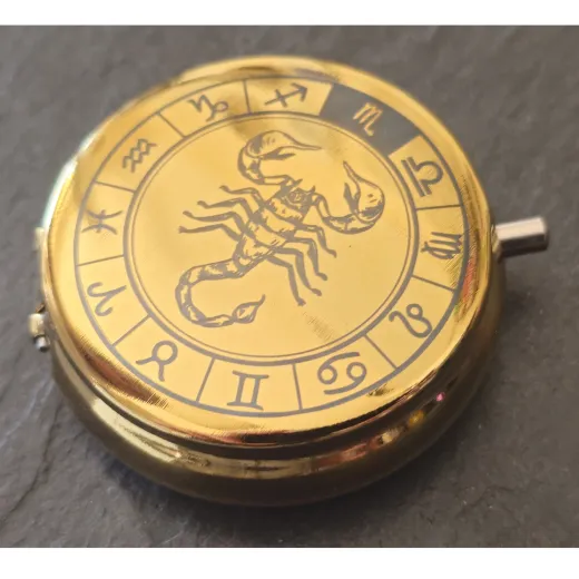 Taschenaschenbecher Ø 50 mm • Farbe Gold Metallic