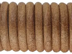 Lederschnur rund Ø 8,0 mm Natur 0,5 Meter