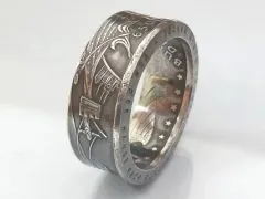 Münzring BRD 10 Euro 2006 650 Jahre Städtehanse Silber 925er Größe 56 bis 74