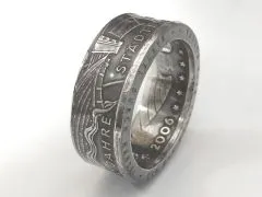 Münzring BRD 10 Euro 2006 650 Jahre Städtehanse Silber 925er Größe 56 bis 74