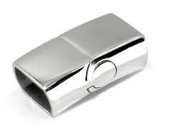 Magnetverschluss Edelstahl für Schnüre 2 x Ø 6,0 mm