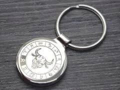 Metall Schlüsselanhänger Kennedy half Dollar Staatssiegel aus Cu-Ni