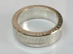 Münzring Deutsches Reich 5 Reichsmark Hindenburg 1935-36 Silber 900er Größe 52 bis 72 • Finish Silber