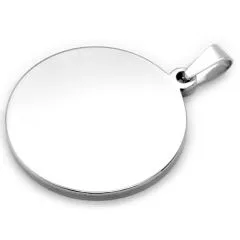 Anhänger Rohling Edelstahl Ø 23,5 mm - Deutschland 1 DM 1950 - 2001 • Personalisierbar