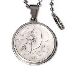 Münzanhänger Italien BIENE • 10 Centesimi 1919-1937 personalisierbar