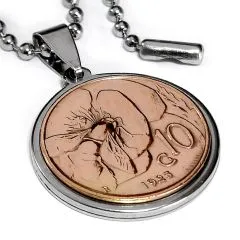 Münzanhänger Italien BIENE • 10 Centesimi 1919-1937 personalisierbar