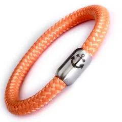 Segeltau Armband Ø 8 mm mit Edelstahl Magnetverschluss • Farbauswahl - optional mit Anker Gravur