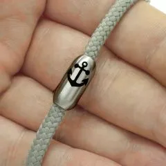Segeltau Armband Ø 4 mm mit Edelstahl Magnetverschluss • Farbauswahl - optional mit Anker Gravur