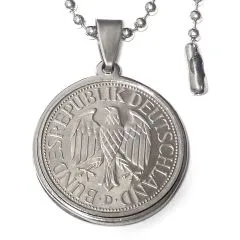 Münzanhänger Deutschland BUNDESADLER • 1 DM 1950 - 2001 personalisierbar