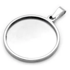 Anhänger Rohling Edelstahl Ø 25,05 mm - Ägypten 1 Pfund Tutanchamun 2005 - 2024 • Personalisierbar