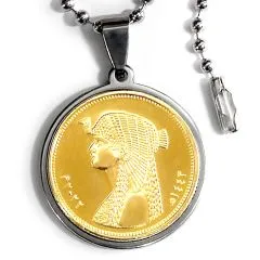 Münzanhänger Ägypten KLEOPATRA • 50 Piaster 2007 - 2023 personalisierbar