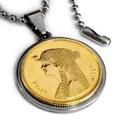 Münzanhänger Ägypten KLEOPATRA • 50 Piaster 2007 - 2023 personalisierbar