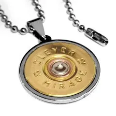 Anhänger Edelstahl • SCHROTPATRONE Kaliber 12