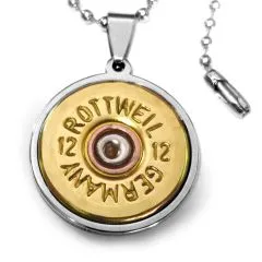 Anhänger Edelstahl • SCHROTPATRONE Kaliber 12